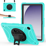 Custodia ibrida in silicone per tablet King PC con supporto, cinturino da polso e tracolla., For Samsung Galaxy Tab A11+ / A9+, For Samsung Galaxy Tab A11 / A9