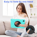 Custodia ibrida in silicone per tablet King PC con supporto, cinturino da polso e tracolla., For Samsung Galaxy Tab A11+ / A9+, For Samsung Galaxy Tab A11 / A9