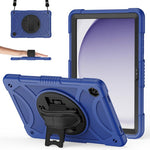 Custodia ibrida in silicone per tablet King PC con supporto, cinturino da polso e tracolla., For Samsung Galaxy Tab A11+ / A9+, For Samsung Galaxy Tab A11 / A9