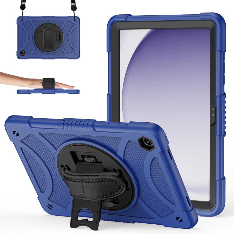 Custodia ibrida in silicone per tablet King PC con supporto, cinturino da polso e tracolla., For Samsung Galaxy Tab A11+ / A9+, For Samsung Galaxy Tab A11 / A9