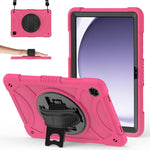 Custodia ibrida in silicone per tablet King PC con supporto, cinturino da polso e tracolla., For Samsung Galaxy Tab A11+ / A9+, For Samsung Galaxy Tab A11 / A9