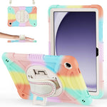 Custodia ibrida in silicone per tablet King PC con supporto, cinturino da polso e tracolla., For Samsung Galaxy Tab A11+ / A9+, For Samsung Galaxy Tab A11 / A9