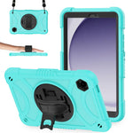 Custodia ibrida in silicone per tablet King PC con supporto, cinturino da polso e tracolla., For Samsung Galaxy Tab A11+ / A9+, For Samsung Galaxy Tab A11 / A9