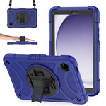 Custodia ibrida in silicone per tablet King PC con supporto, cinturino da polso e tracolla., For Samsung Galaxy Tab A11+ / A9+, For Samsung Galaxy Tab A11 / A9