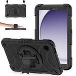 Custodia ibrida in silicone per tablet King PC con supporto, cinturino da polso e tracolla., For Samsung Galaxy Tab A11+ / A9+, For Samsung Galaxy Tab A11 / A9