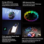 Black Shark Mag-Cooler 5 Pro, dissipatore di calore magnetico a semiconduttore con clip posteriore per cellulari., Mag-Cooler 5 Pro