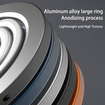 Supporto magnetico per telefono con fibbia ad anello girevole a 360 gradi e funzionalità multifunzione., Magnetic 21st Generation Phone Holder