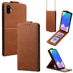 Cover a libro verticale in similpelle vegana tinta unita con tracolla, For Samsung Galaxy M16 5G, For Samsung Galaxy F06 5G, For Samsung Galaxy M35, For Samsung Galaxy Xcover7 Pro, For Samsung Galaxy M55, For Samsung Galaxy M15 5G