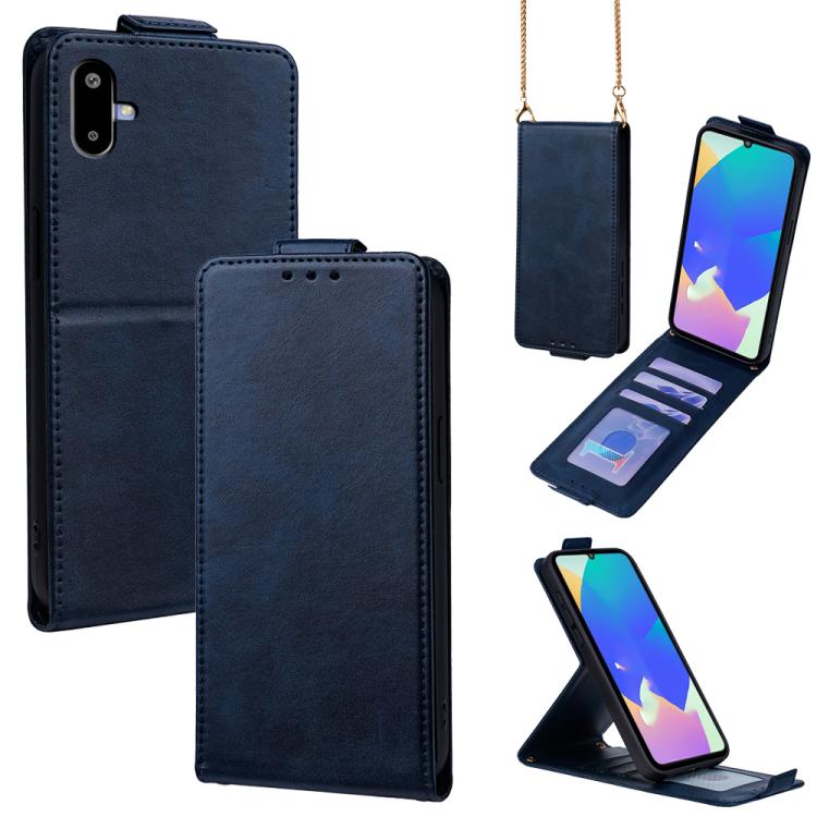 Cover a libro verticale in similpelle vegana tinta unita con tracolla, For Samsung Galaxy M16 5G, For Samsung Galaxy F06 5G, For Samsung Galaxy M35, For Samsung Galaxy Xcover7 Pro, For Samsung Galaxy M55, For Samsung Galaxy M15 5G