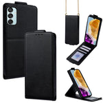 Cover a libro verticale in similpelle vegana tinta unita con tracolla, For Samsung Galaxy M16 5G, For Samsung Galaxy F06 5G, For Samsung Galaxy M35, For Samsung Galaxy Xcover7 Pro, For Samsung Galaxy M55, For Samsung Galaxy M15 5G