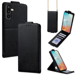 Cover a libro verticale in similpelle vegana tinta unita con tracolla, For Samsung Galaxy M16 5G, For Samsung Galaxy F06 5G, For Samsung Galaxy M35, For Samsung Galaxy Xcover7 Pro, For Samsung Galaxy M55, For Samsung Galaxy M15 5G
