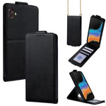 Cover a libro verticale in similpelle vegana tinta unita con tracolla, For Samsung Galaxy Xcover7, For Samsung Galaxy M34 5G, For Samsung Galaxy M54, For Samsung Galaxy M14 5G, For Samsung Galaxy Xcover6 Pro, For Samsung Galaxy M53
