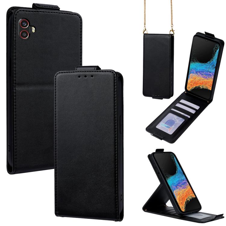 Cover a libro verticale in similpelle vegana tinta unita con tracolla, For Samsung Galaxy Xcover7, For Samsung Galaxy M34 5G, For Samsung Galaxy M54, For Samsung Galaxy M14 5G, For Samsung Galaxy Xcover6 Pro, For Samsung Galaxy M53
