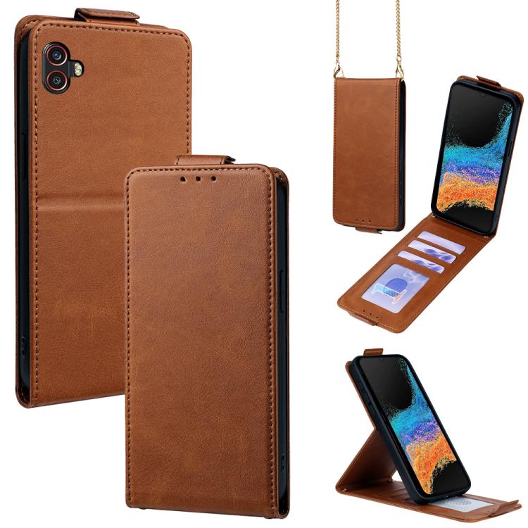 Cover a libro verticale in similpelle vegana tinta unita con tracolla, For Samsung Galaxy Xcover7, For Samsung Galaxy M34 5G, For Samsung Galaxy M54, For Samsung Galaxy M14 5G, For Samsung Galaxy Xcover6 Pro, For Samsung Galaxy M53