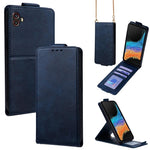 Cover a libro verticale in similpelle vegana tinta unita con tracolla, For Samsung Galaxy Xcover7, For Samsung Galaxy M34 5G, For Samsung Galaxy M54, For Samsung Galaxy M14 5G, For Samsung Galaxy Xcover6 Pro, For Samsung Galaxy M53