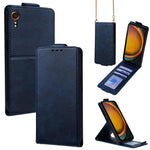 Cover a libro verticale in similpelle vegana tinta unita con tracolla, For Samsung Galaxy Xcover7, For Samsung Galaxy M34 5G, For Samsung Galaxy M54, For Samsung Galaxy M14 5G, For Samsung Galaxy Xcover6 Pro, For Samsung Galaxy M53