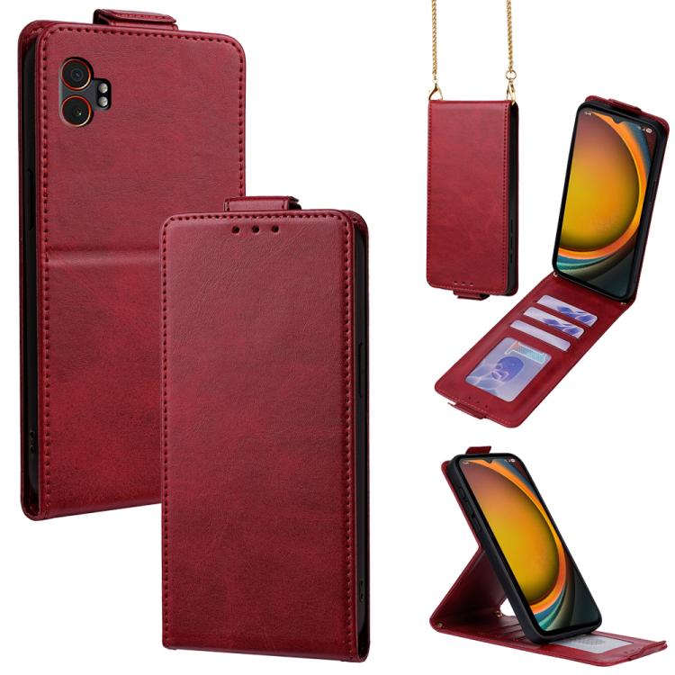 Cover a libro verticale in similpelle vegana tinta unita con tracolla, For Samsung Galaxy M16 5G, For Samsung Galaxy F06 5G, For Samsung Galaxy M35, For Samsung Galaxy Xcover7 Pro, For Samsung Galaxy M55, For Samsung Galaxy M15 5G
