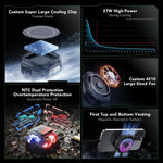 Black Shark Mag-Cooler 4 Pro 27W Dissipatore di calore magnetico a semiconduttore con clip posteriore per telefono, Mag-Cooler 4 Pro