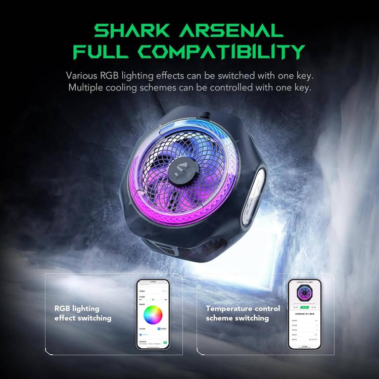 Black Shark Mag-Cooler 4 Pro 27W Dissipatore di calore magnetico a semiconduttore con clip posteriore per telefono, Mag-Cooler 4 Pro