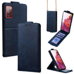 Cover a libro verticale in similpelle vegana tinta unita con tracolla, For Samsung Galaxy S23 FE 5G, For Samsung Galaxy S23 Ultra 5G, For Samsung Galaxy S23+ 5G, For Samsung Galaxy S23 5G, For Samsung Galaxy S20 FE 5G