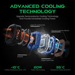 Black Shark Mag-Cooler 3 Pro 20W Dissipatore di calore magnetico a semiconduttore con clip posteriore per telefono, Mag-Cooler 3 Pro