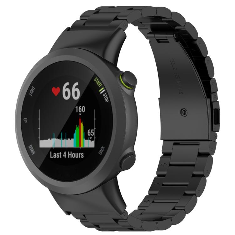 Cinturino per orologio xDfind Three Beads in acciaio inossidabile, For Garmin Forerunner 45 / 45S / Swim 2, For Garmin Forerunner 35 / 30