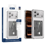 Custodia per telefono XDcase in TPU trasparente con slot per carte e foro di precisione., For iPhone 17 Pro Max, For iPhone 17 Pro, For iPhone 17, For iPhone Air