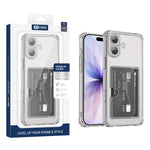 Custodia per telefono XDcase in TPU trasparente con slot per carte e foro di precisione., For iPhone 17 Pro Max, For iPhone 17 Pro, For iPhone 17, For iPhone Air