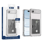 Custodia per telefono XDcase in TPU trasparente con slot per carte e foro di precisione., For iPhone 17 Pro Max, For iPhone 17 Pro, For iPhone 17, For iPhone Air