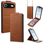 Cover a libro verticale in similpelle vegana tinta unita con tracolla, For iPhone 17e / 16e, For iPhone 17 Pro Max, For iPhone 17 Pro, For iPhone 17, For iPhone Air, For iPhone 16 Pro Max