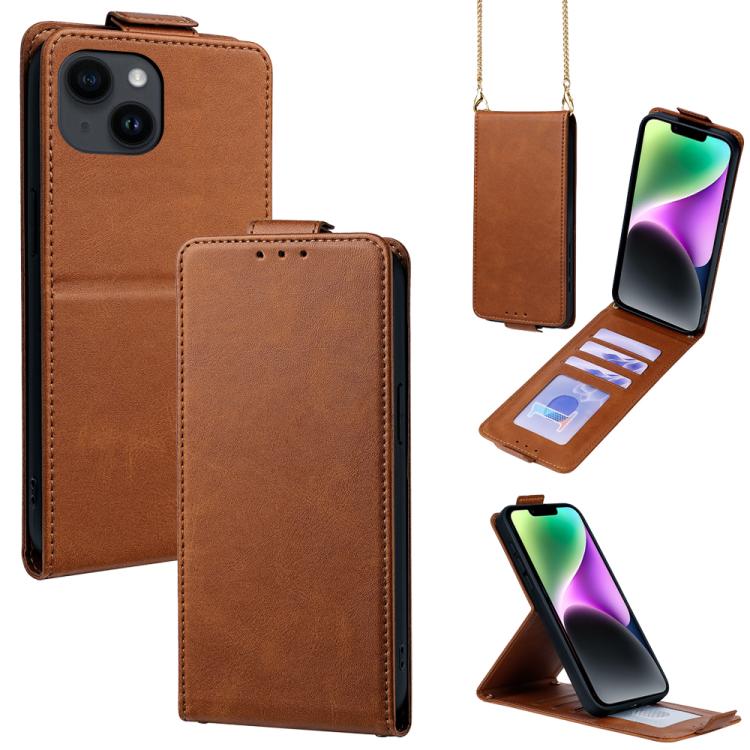 Cover a libro verticale in similpelle vegana tinta unita con tracolla, For iPhone 15, For iPhone 14 Plus, For iPhone 14, For iPhone 14 Pro, For iPhone 14 Pro Max, For iPhone 13 Pro Max