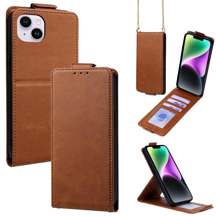 Cover a libro verticale in similpelle vegana tinta unita con tracolla, For iPhone 15, For iPhone 14 Plus, For iPhone 14, For iPhone 14 Pro, For iPhone 14 Pro Max, For iPhone 13 Pro Max