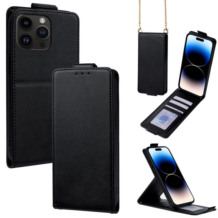Cover a libro verticale in similpelle vegana tinta unita con tracolla, For iPhone 15, For iPhone 14 Plus, For iPhone 14, For iPhone 14 Pro, For iPhone 14 Pro Max, For iPhone 13 Pro Max