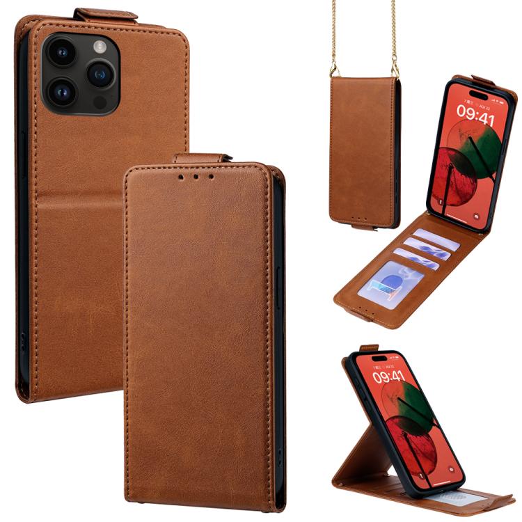 Cover a libro verticale in similpelle vegana tinta unita con tracolla, For iPhone 15, For iPhone 14 Plus, For iPhone 14, For iPhone 14 Pro, For iPhone 14 Pro Max, For iPhone 13 Pro Max