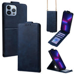 Cover a libro verticale in similpelle vegana tinta unita con tracolla, For iPhone 15, For iPhone 14 Plus, For iPhone 14, For iPhone 14 Pro, For iPhone 14 Pro Max, For iPhone 13 Pro Max