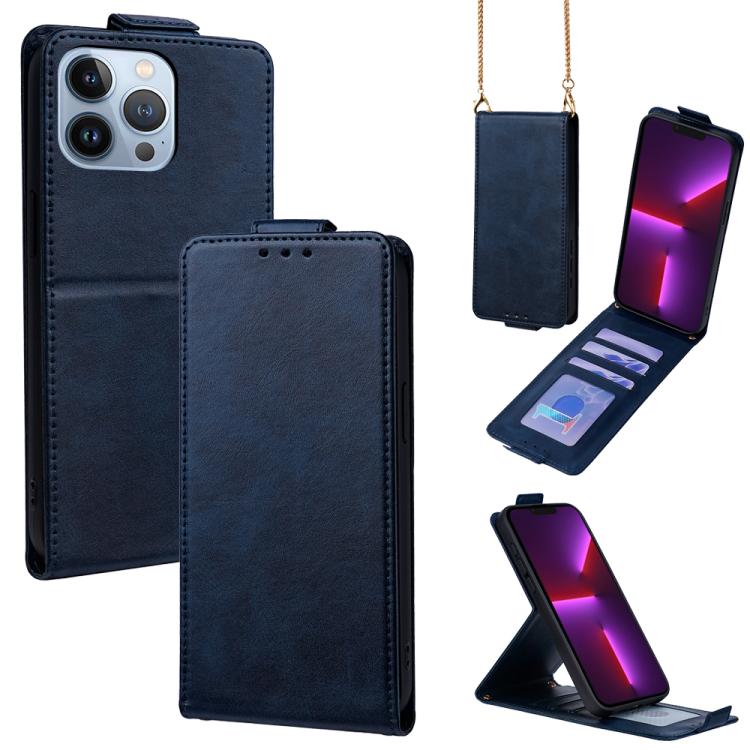 Cover a libro verticale in similpelle vegana tinta unita con tracolla, For iPhone 13 Pro, For iPhone 13, For iPhone 13 mini, For iPhone 12 / 12 Pro, For iPhone 12 Pro Max, For iPhone 12 mini