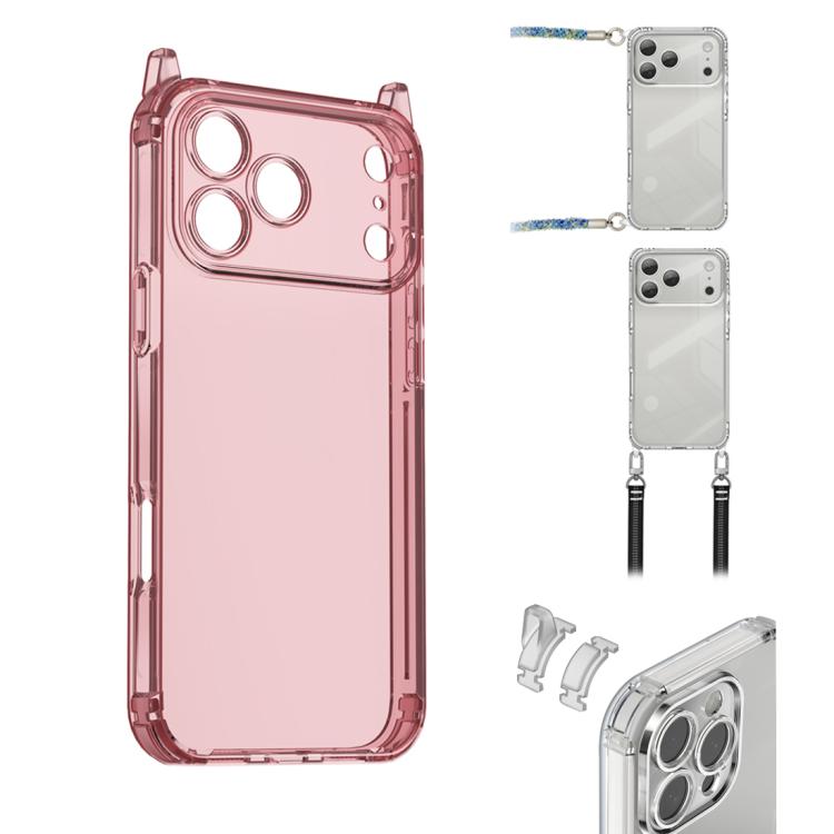 Custodia per telefono antiurto XDcase Candy DIY con foro per cordino rimovibile., For iPhone 17e / 16e, For iPhone 17 Pro Max, For iPhone 17 Pro, For iPhone 17, For iPhone Air, For iPhone 16 Pro Max, For iPhone 16 Pro, For iPhone 16 Plus, For iPhone 16