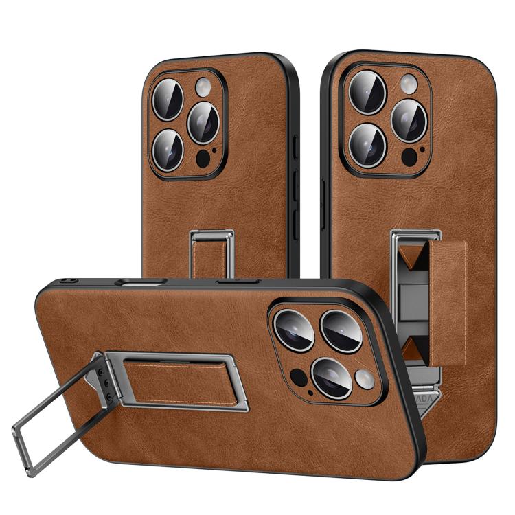 Custodia per telefono SULADA con cinturino da polso, supporto metallico nascosto e similpelle., For iPhone 17 Pro Max, For iPhone 17 Pro, For iPhone 17, For iPhone 16 Pro Max, For iPhone 16 Pro, For iPhone 16