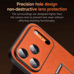 Custodia per telefono SULADA con cinturino da polso, supporto metallico nascosto e similpelle., For iPhone 17 Pro Max, For iPhone 17 Pro, For iPhone 17, For iPhone 16 Pro Max, For iPhone 16 Pro, For iPhone 16