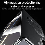Custodia per telefono SULADA in vera pelle con supporto magnetico girevole e pellicola protettiva integrata., For Samsung Galaxy Z Fold7 5G