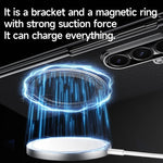 Custodia per telefono SULADA in vera pelle con supporto magnetico girevole e pellicola protettiva integrata., For Samsung Galaxy Z Fold7 5G
