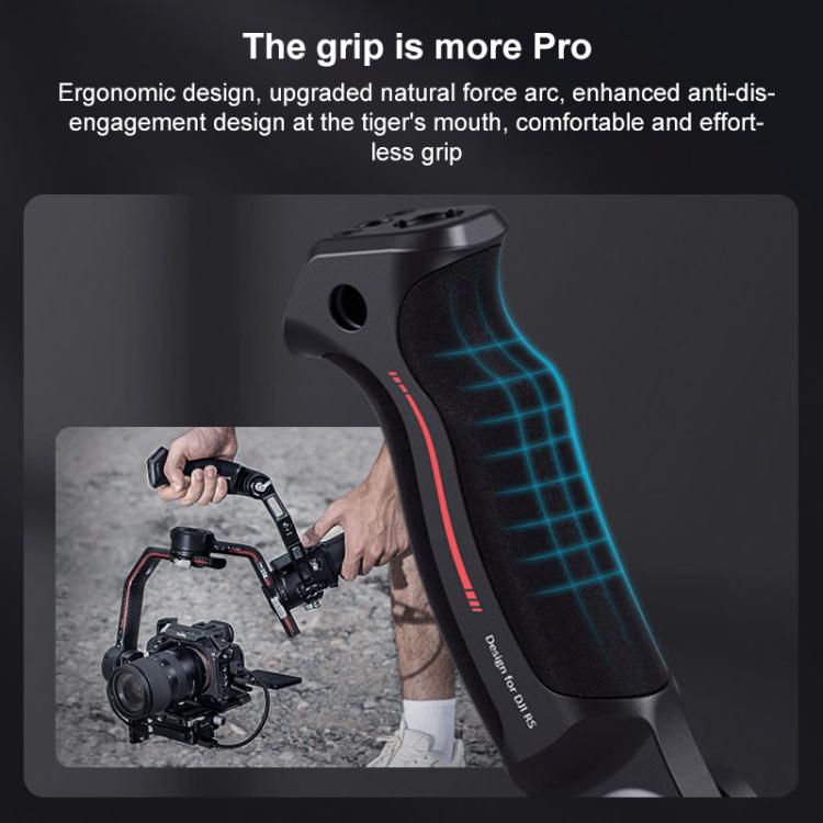 Per supporto gimbal SmallRig per DJI RS3 mini, Sling Handle, Arca-Swiss Mount Plate, Extended Vertical Arm