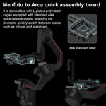 Per supporto gimbal SmallRig per DJI RS3 mini, Sling Handle, Arca-Swiss Mount Plate, Extended Vertical Arm
