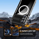 Custodia per telefono RedPepper IP68 impermeabile con tripla protezione MagSafe, For Samsung Galaxy S26+ 5G, For Samsung Galaxy S26 Ultra 5G, For Samsung Galaxy S26 5G
