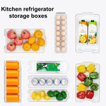Contenitore per alimenti trasparente in PET da cassetto per frigorifero, Small Size, Medium Size, Large Size, Narrow Style, Egg Carton, Coke Box