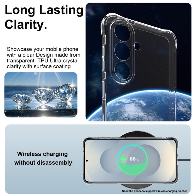 Custodia per telefono Imak antiurto con airbag in TPU, For Samsung Galaxy S26+ 5G, For Samsung Galaxy S26 Ultra 5G, For Samsung Galaxy S26 5G