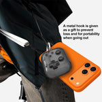 Custodia per auricolari XDcase trasparente con design retrò da console di gioco, supporto e pulsante antistress., For AirPods Pro 3, For AirPods 4, For AirPods Pro 2 / 1