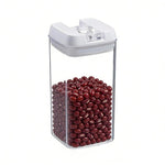 Contenitori ermetici a prova di umidità per alimenti, ideali per la conservazione di cereali e altri legumi., 500ML, 800ML, 1200ML, 7pcs/Set