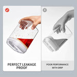 Contenitori ermetici a prova di umidità per alimenti, ideali per la conservazione di cereali e altri legumi., 500ML, 800ML, 1200ML, 7pcs/Set