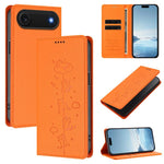 Custodia per telefono in ecopelle con protezione RFID magnetica e stampa a rilievo di simpatici gattini., For iPhone Air, For iPhone 16 Pro Max